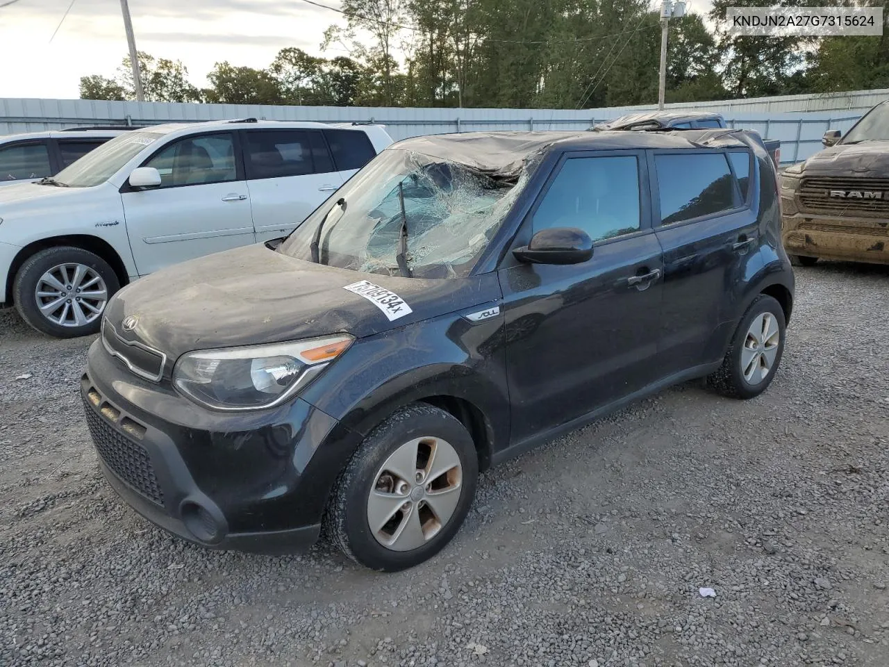 2016 Kia Soul VIN: KNDJN2A27G7315624 Lot: 75769134