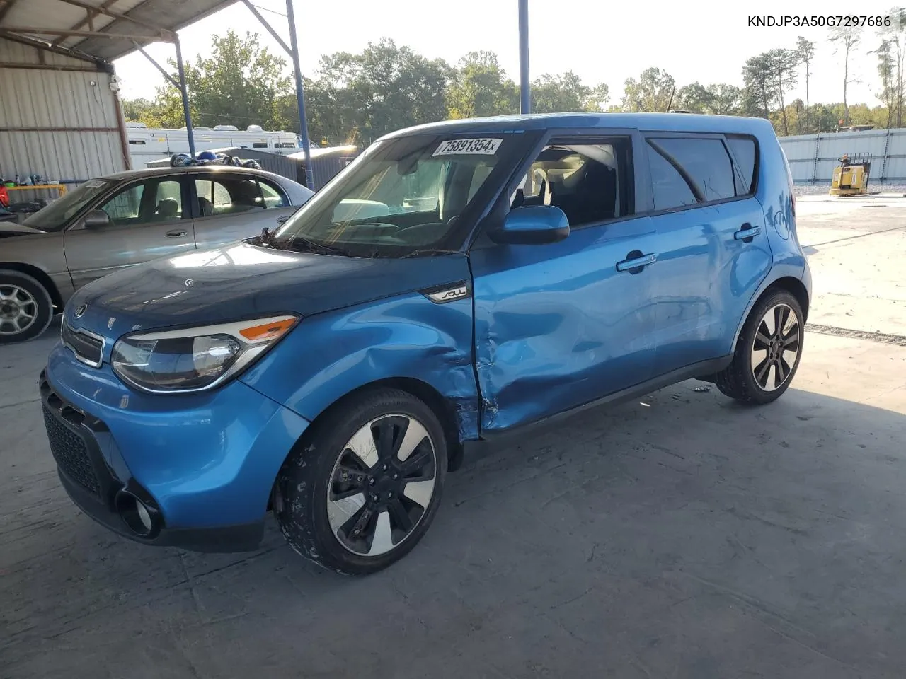 2016 Kia Soul + VIN: KNDJP3A50G7297686 Lot: 75891354