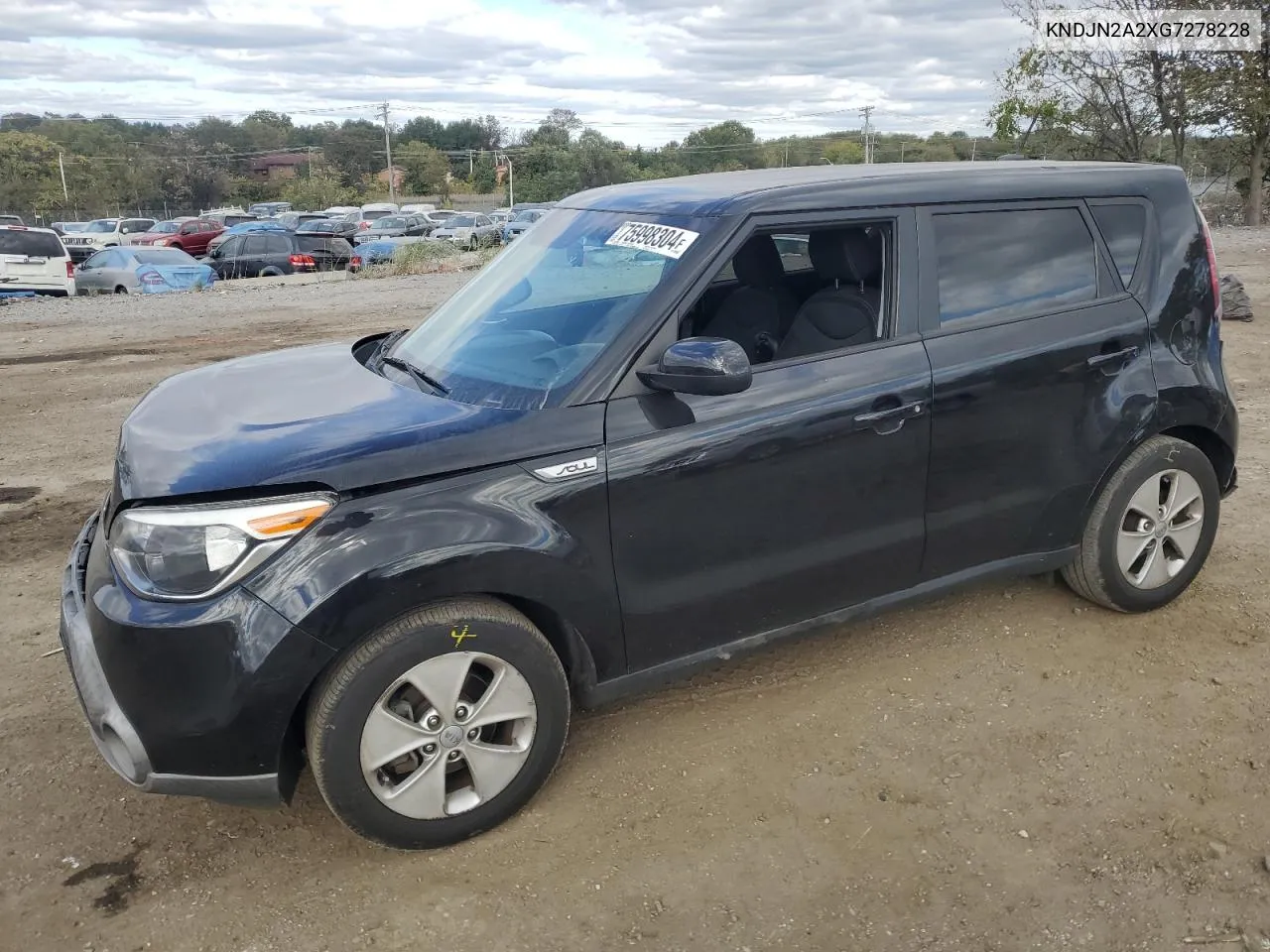 2016 Kia Soul VIN: KNDJN2A2XG7278228 Lot: 75998304