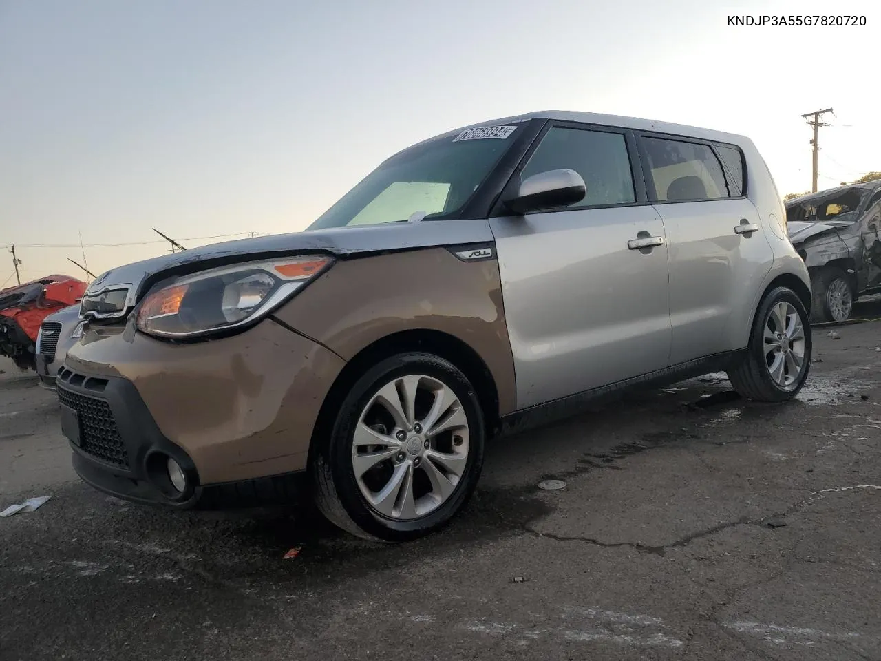 2016 Kia Soul + VIN: KNDJP3A55G7820720 Lot: 76068994