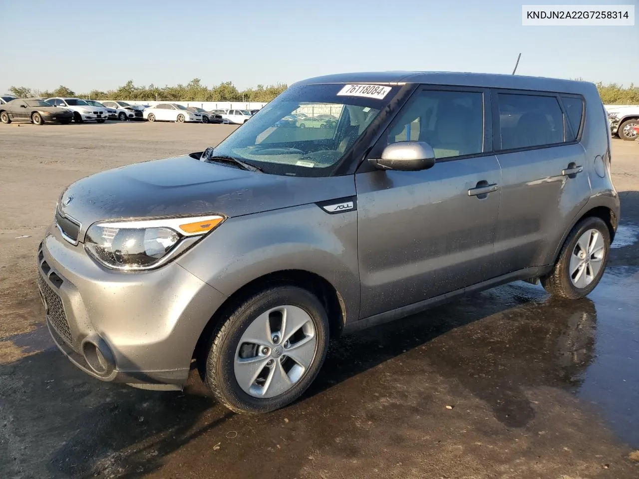 2016 Kia Soul VIN: KNDJN2A22G7258314 Lot: 76118084