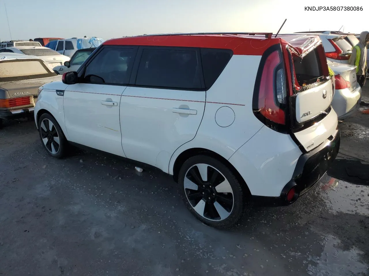 2016 Kia Soul + VIN: KNDJP3A58G7380086 Lot: 76160934