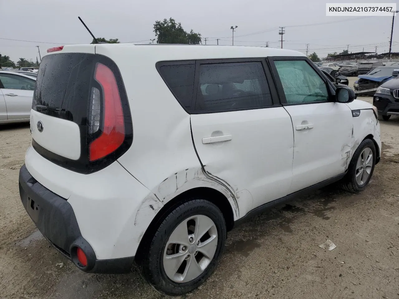 2016 Kia Soul VIN: KNDJN2A21G7374457 Lot: 76202404