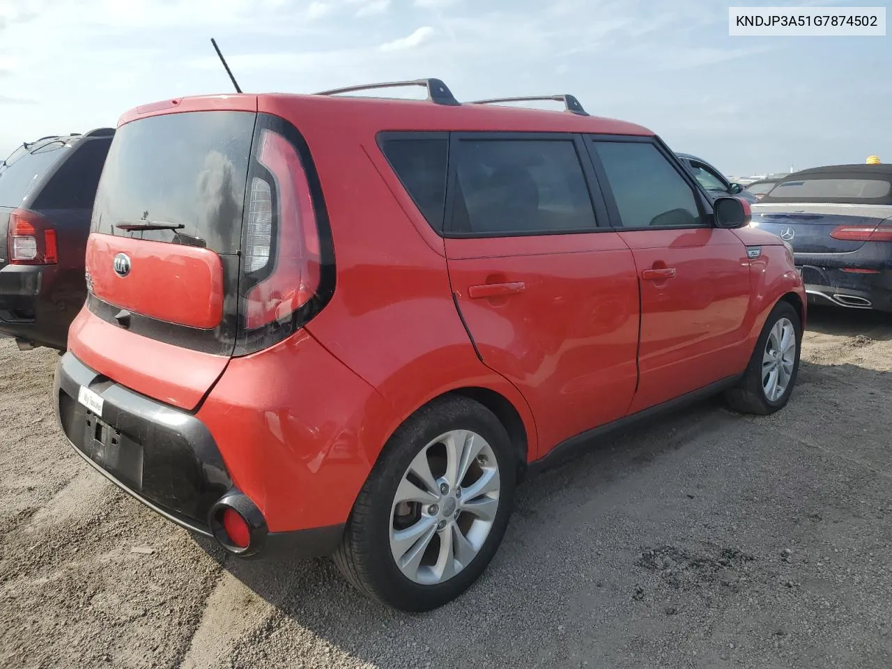 2016 Kia Soul + VIN: KNDJP3A51G7874502 Lot: 76287754