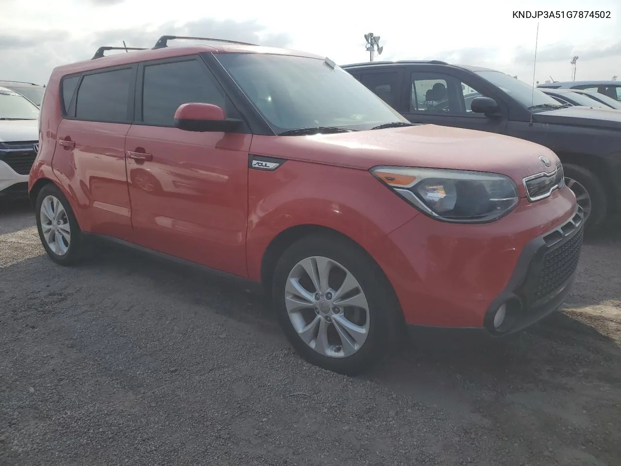 2016 Kia Soul + VIN: KNDJP3A51G7874502 Lot: 76287754