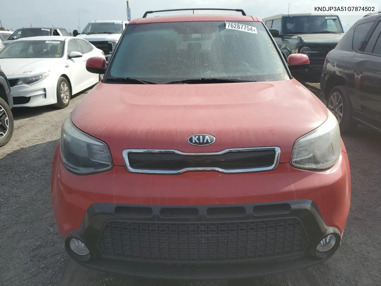 2016 Kia Soul + VIN: KNDJP3A51G7874502 Lot: 76287754