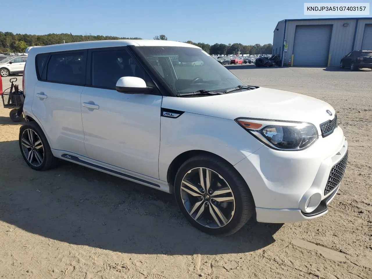 2016 Kia Soul + VIN: KNDJP3A51G7403157 Lot: 76303434