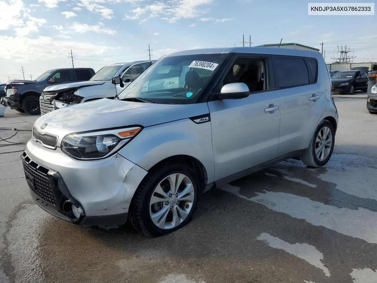 2016 Kia Soul + VIN: KNDJP3A5XG7862333 Lot: 76398204