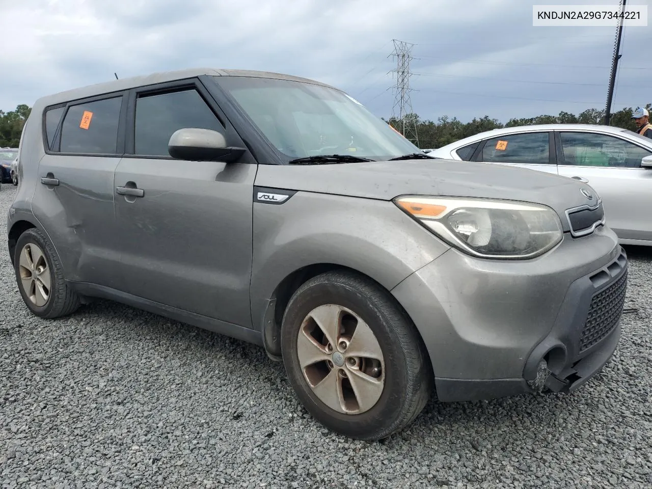 2016 Kia Soul VIN: KNDJN2A29G7344221 Lot: 76475634