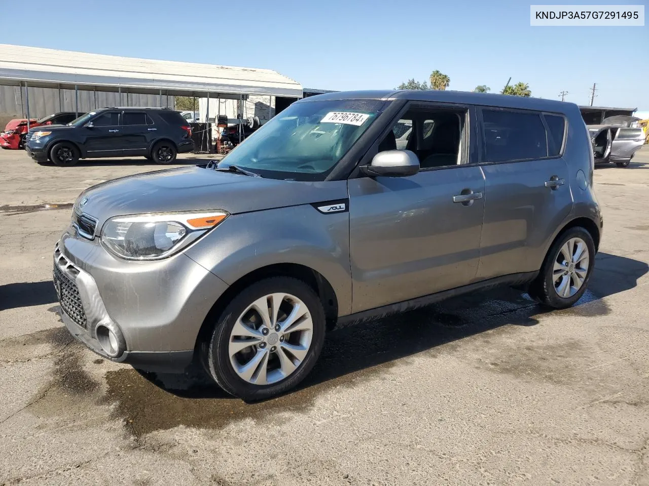 2016 Kia Soul + VIN: KNDJP3A57G7291495 Lot: 76796784