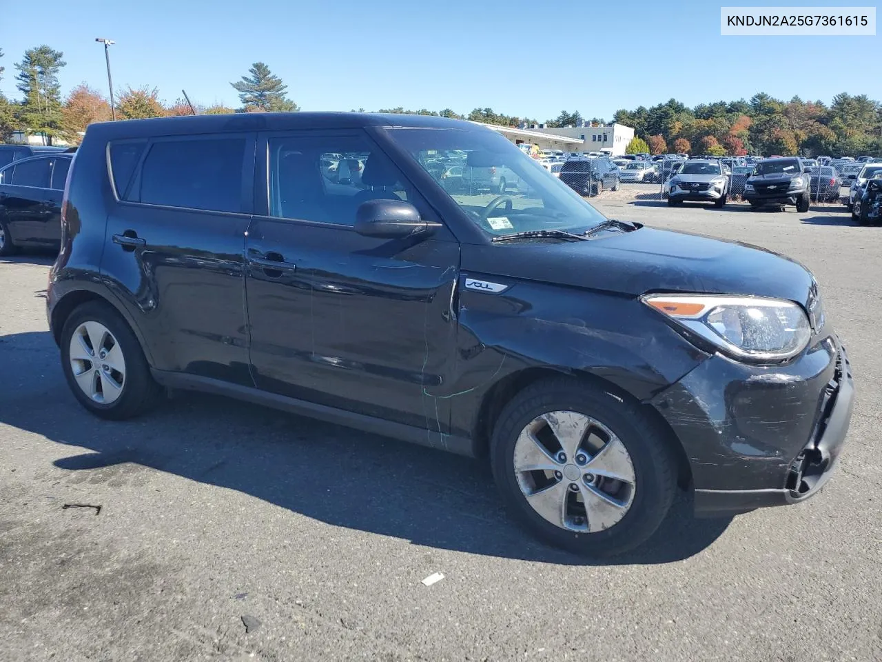 2016 Kia Soul VIN: KNDJN2A25G7361615 Lot: 76801774