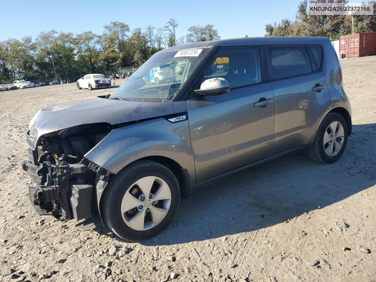 2016 Kia Soul VIN: KNDJN2A26G7372168 Lot: 76887224