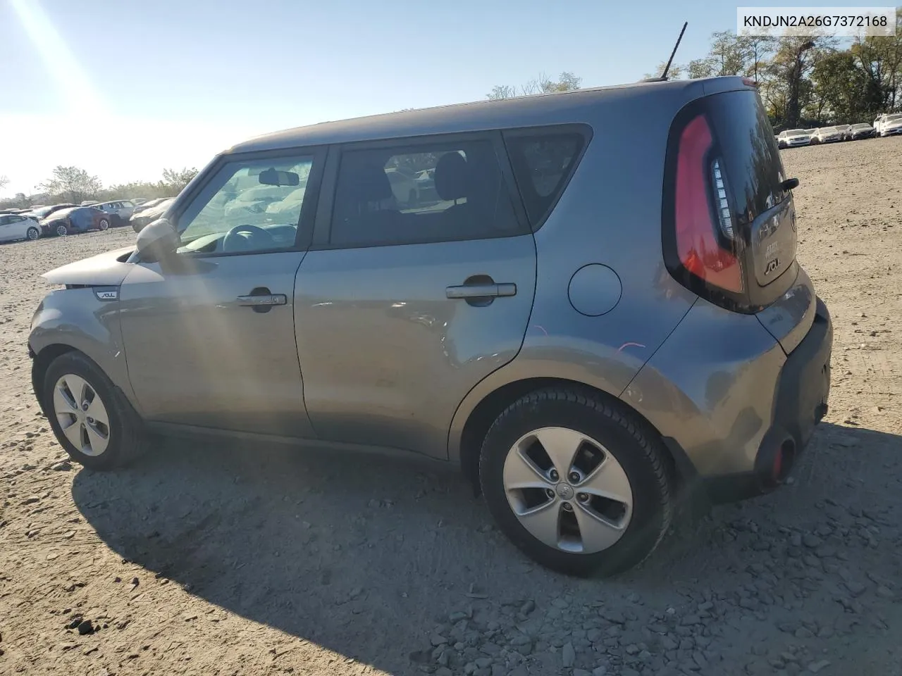 2016 Kia Soul VIN: KNDJN2A26G7372168 Lot: 76887224