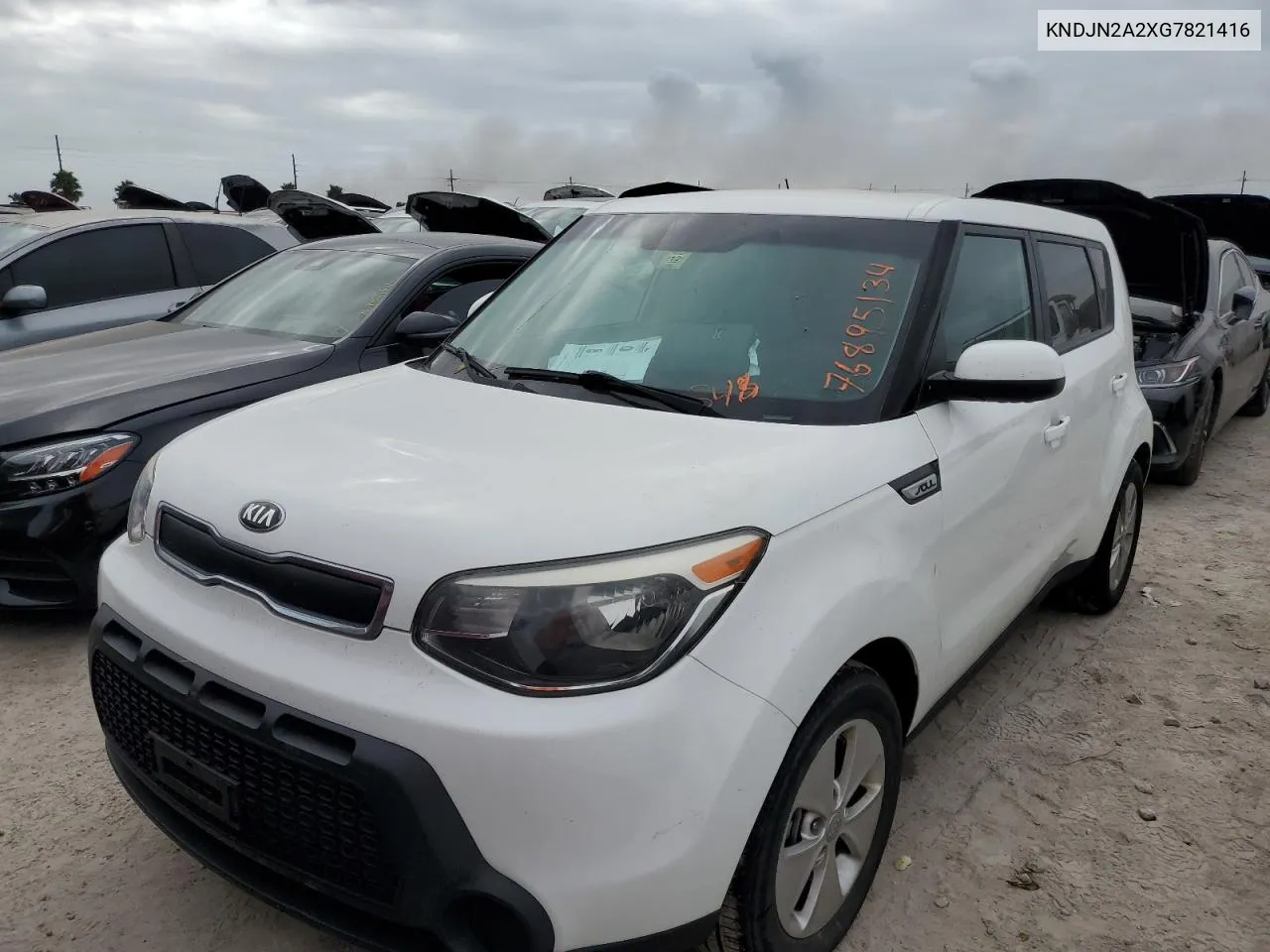 2016 Kia Soul VIN: KNDJN2A2XG7821416 Lot: 76895134