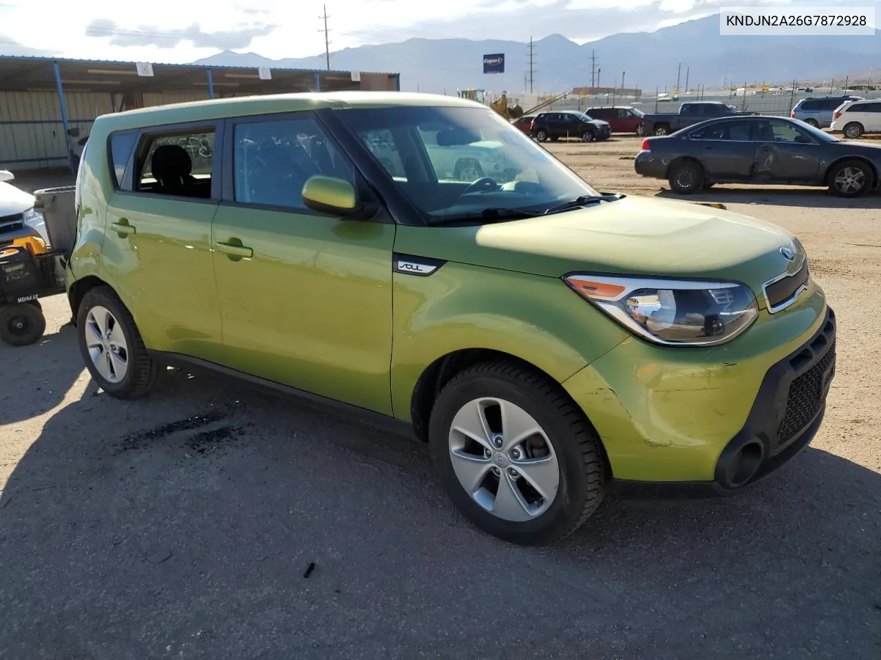 2016 Kia Soul VIN: KNDJN2A26G7872928 Lot: 77220584