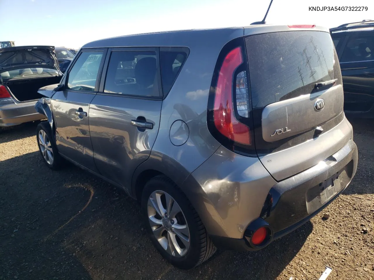 2016 Kia Soul + VIN: KNDJP3A54G7322279 Lot: 77322994