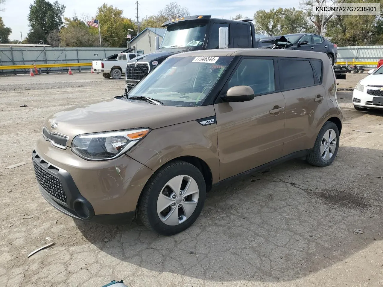 2016 Kia Soul VIN: KNDJN2A27G7238401 Lot: 77345344