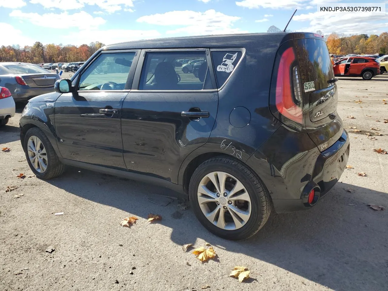 2016 Kia Soul + VIN: KNDJP3A53G7398771 Lot: 77572074