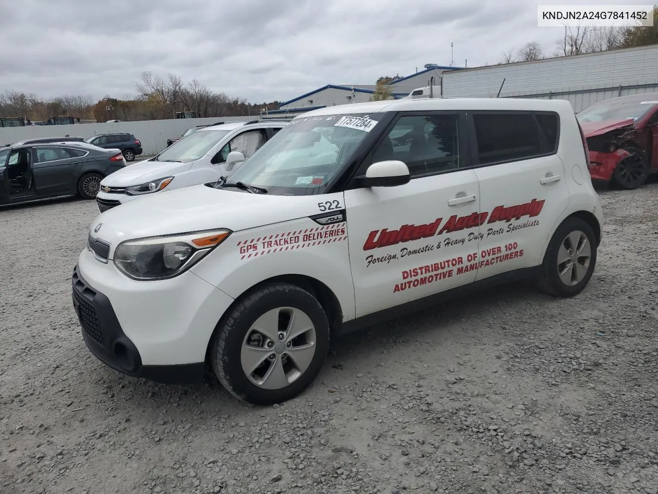 2016 Kia Soul VIN: KNDJN2A24G7841452 Lot: 77577284