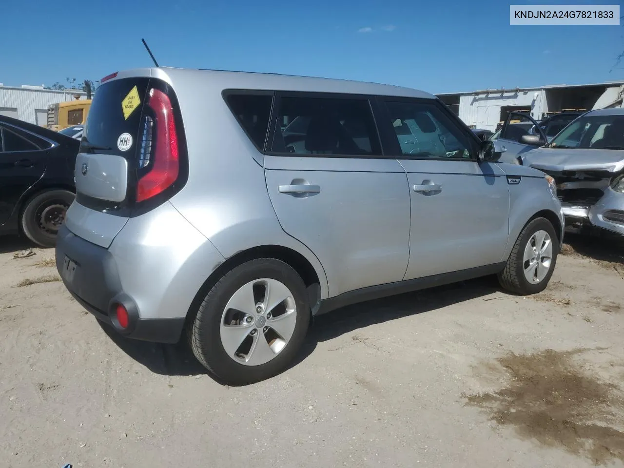 2016 Kia Soul VIN: KNDJN2A24G7821833 Lot: 77764564