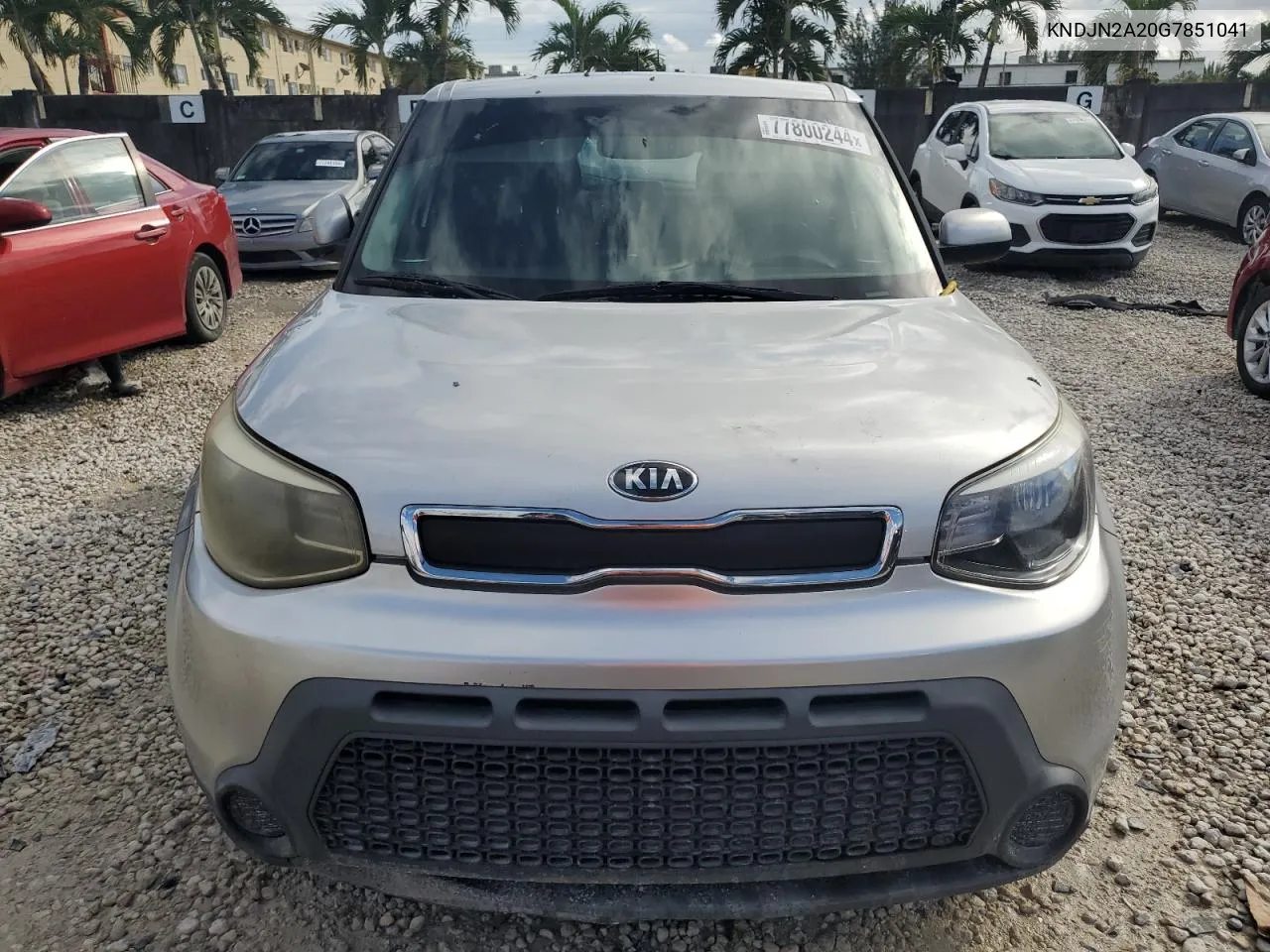 2016 Kia Soul VIN: KNDJN2A20G7851041 Lot: 77800244