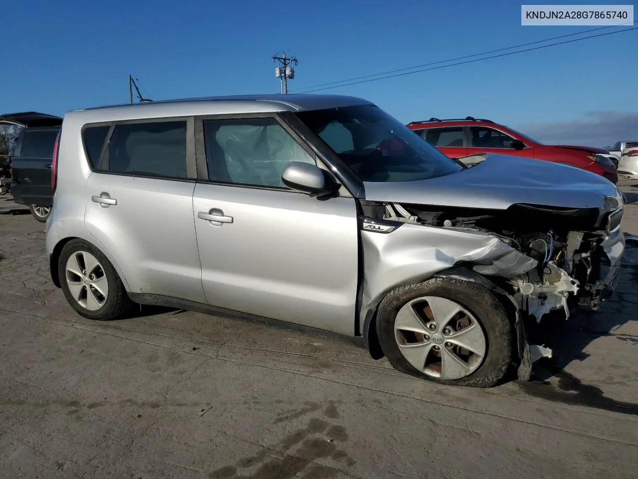 2016 Kia Soul VIN: KNDJN2A28G7865740 Lot: 78218344