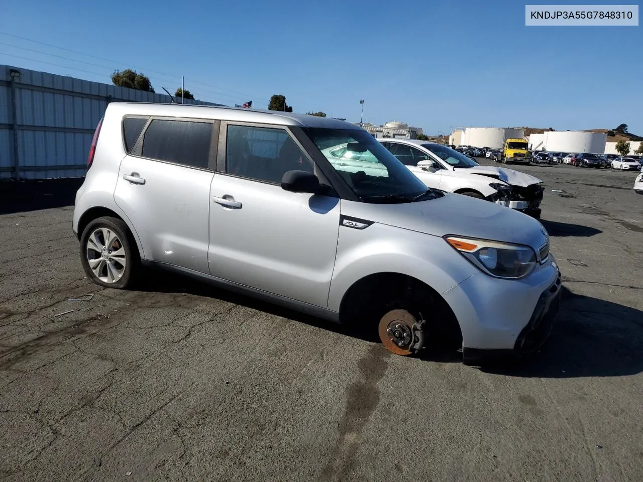 2016 Kia Soul + VIN: KNDJP3A55G7848310 Lot: 78329944