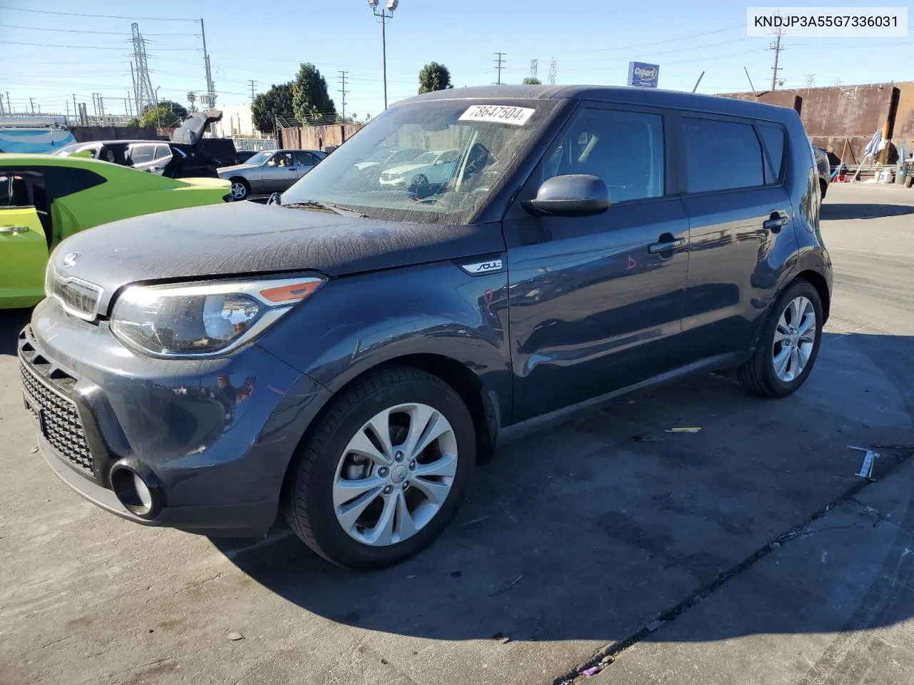 2016 Kia Soul + VIN: KNDJP3A55G7336031 Lot: 78647504