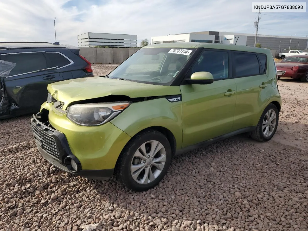 2016 Kia Soul + VIN: KNDJP3A57G7838698 Lot: 78737704