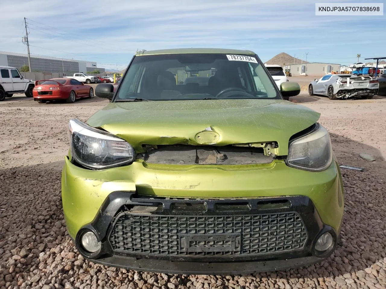 2016 Kia Soul + VIN: KNDJP3A57G7838698 Lot: 78737704