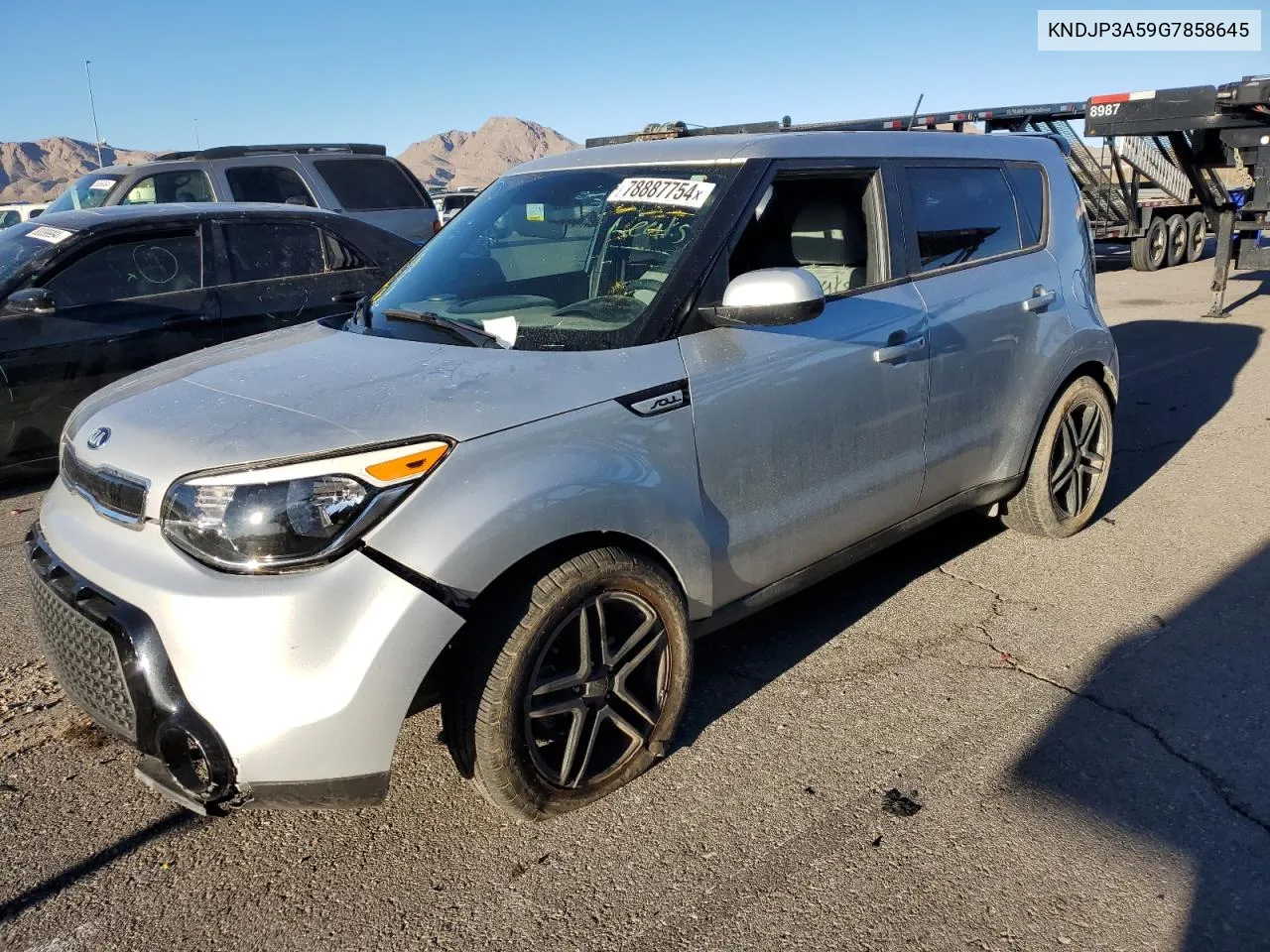 2016 Kia Soul + VIN: KNDJP3A59G7858645 Lot: 78887754