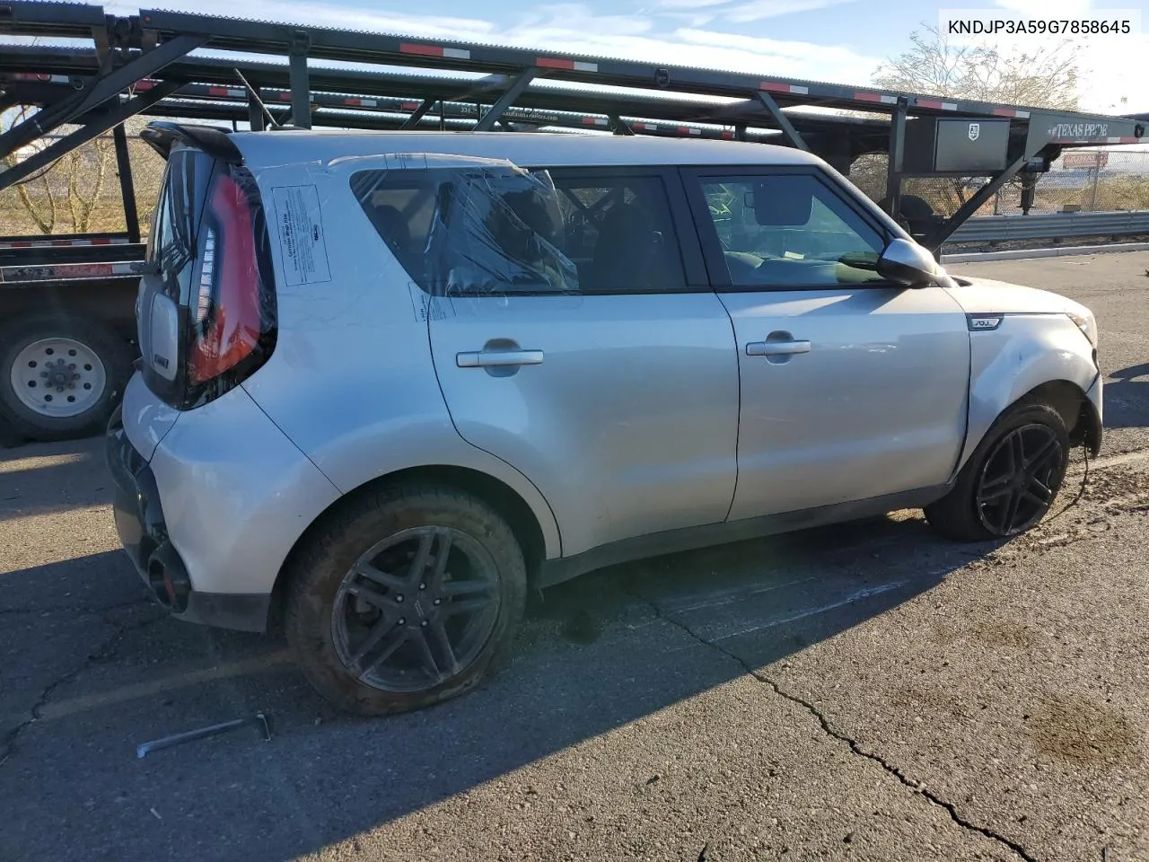 2016 Kia Soul + VIN: KNDJP3A59G7858645 Lot: 78887754