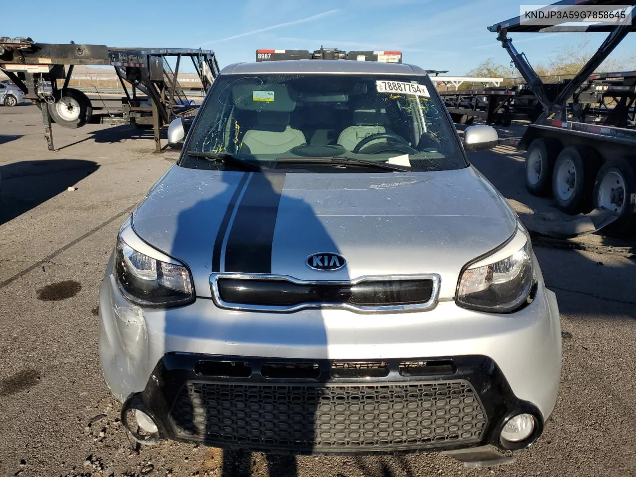 2016 Kia Soul + VIN: KNDJP3A59G7858645 Lot: 78887754