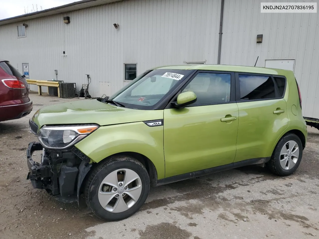 2016 Kia Soul VIN: KNDJN2A27G7836195 Lot: 78914844