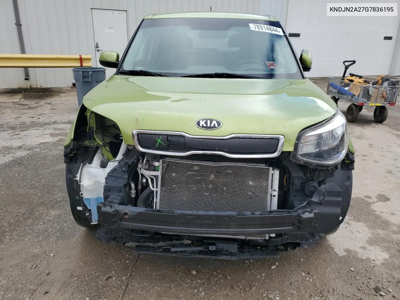 2016 Kia Soul VIN: KNDJN2A27G7836195 Lot: 78914844