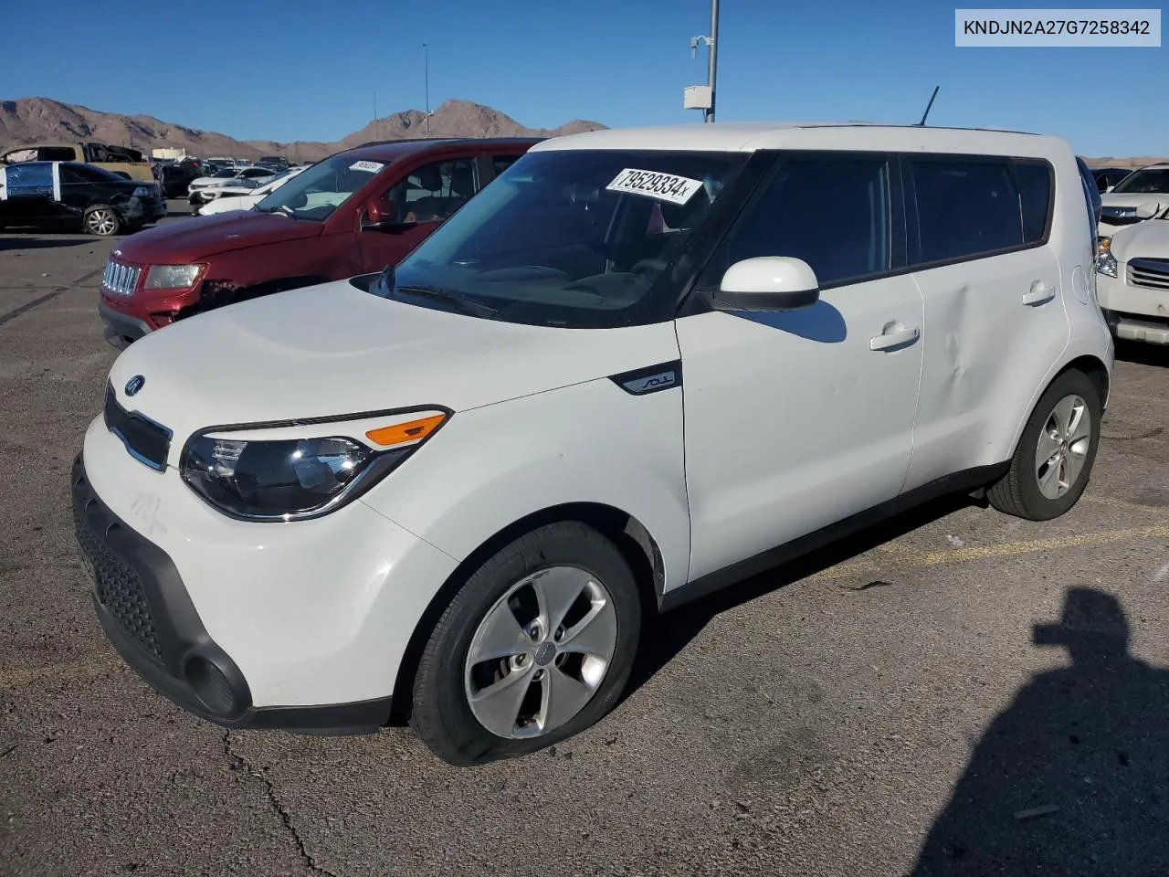 2016 Kia Soul VIN: KNDJN2A27G7258342 Lot: 79529334