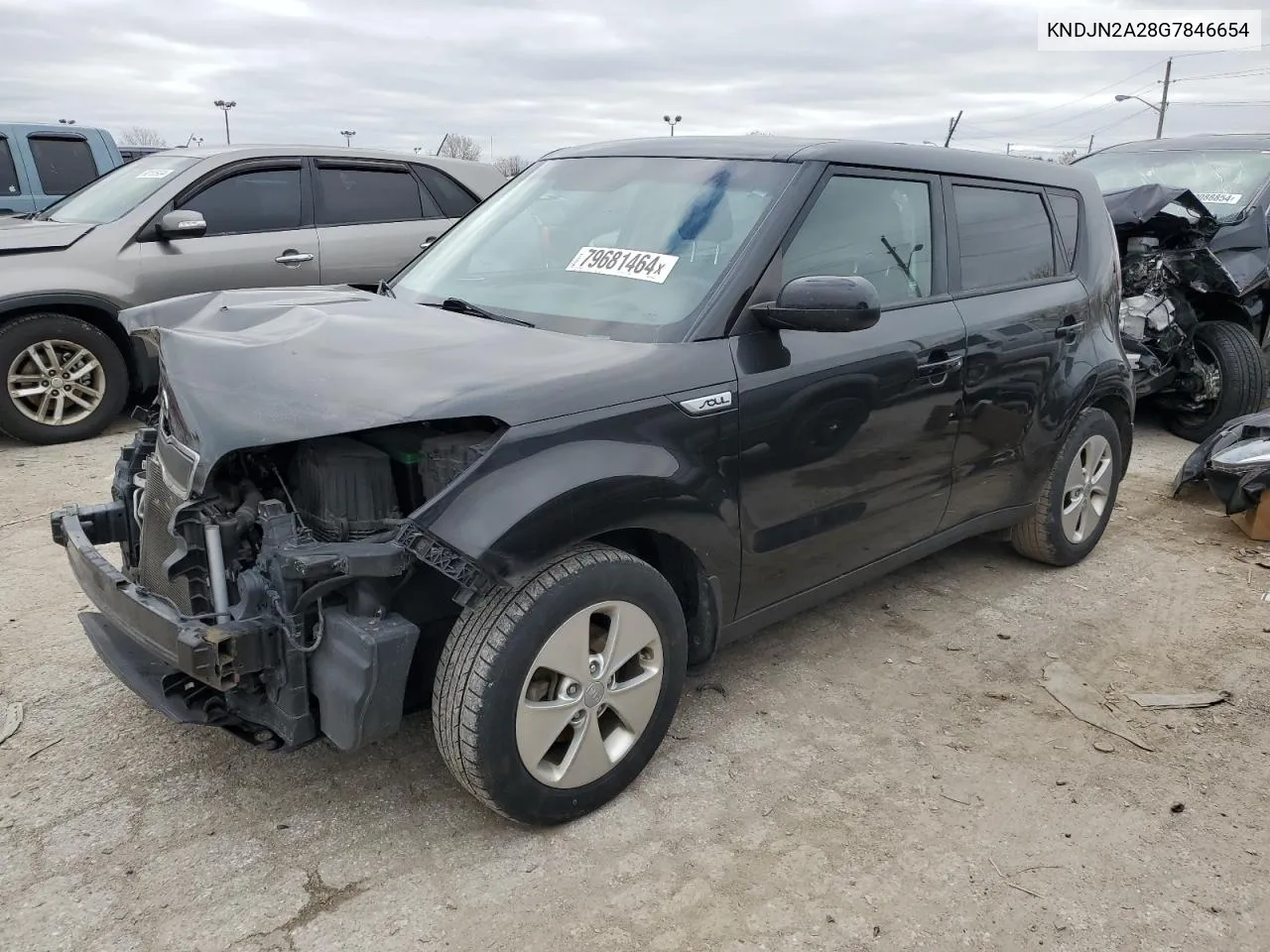 2016 Kia Soul VIN: KNDJN2A28G7846654 Lot: 79681464