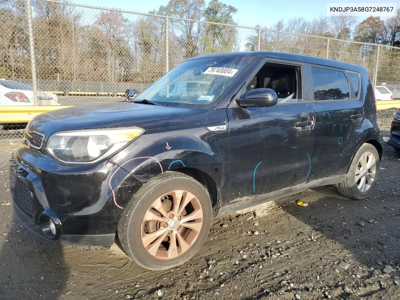 2016 Kia Soul + VIN: KNDJP3A58G7248767 Lot: 79740004