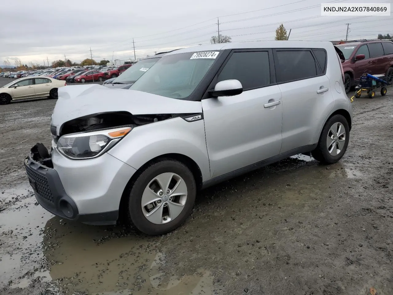 2016 Kia Soul VIN: KNDJN2A2XG7840869 Lot: 79928274