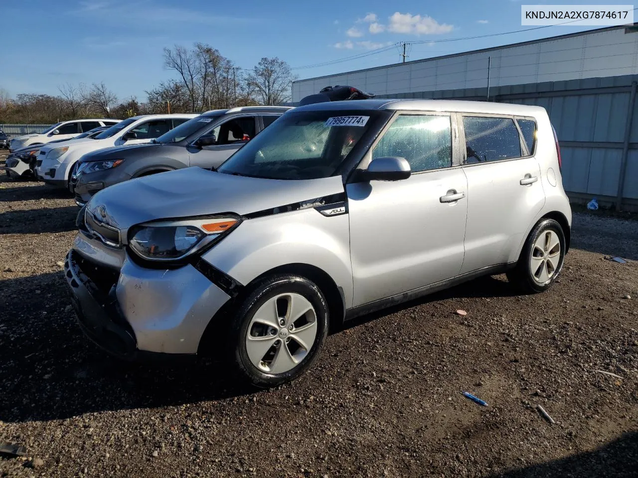 2016 Kia Soul VIN: KNDJN2A2XG7874617 Lot: 79957774