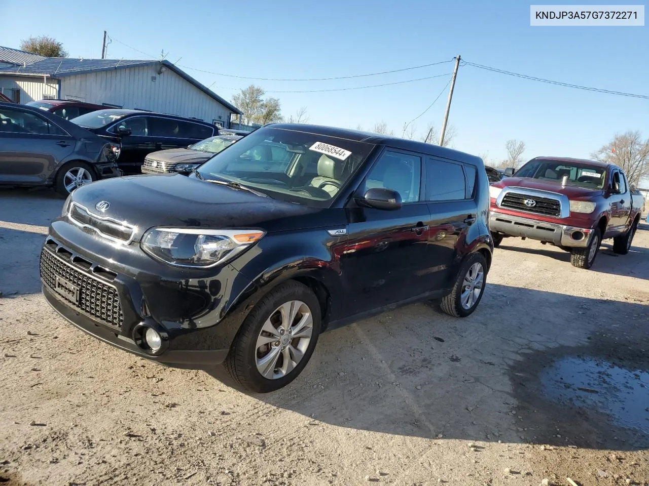 2016 Kia Soul + VIN: KNDJP3A57G7372271 Lot: 80068544