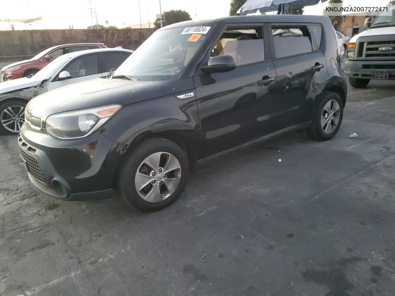 2016 Kia Soul VIN: KNDJN2A20G7272471 Lot: 80110824