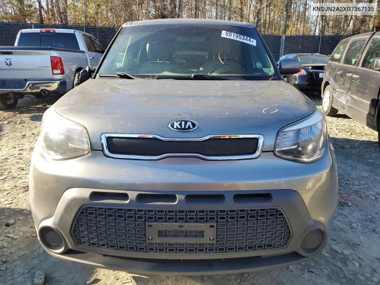 2016 Kia Soul VIN: KNDJN2A2XG7367135 Lot: 80195344