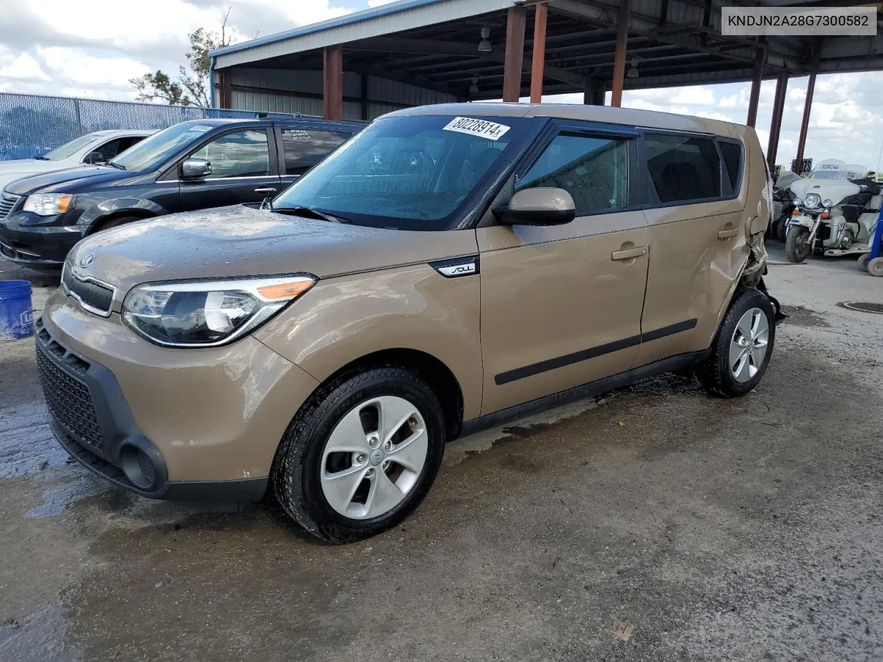 2016 Kia Soul VIN: KNDJN2A28G7300582 Lot: 80228914