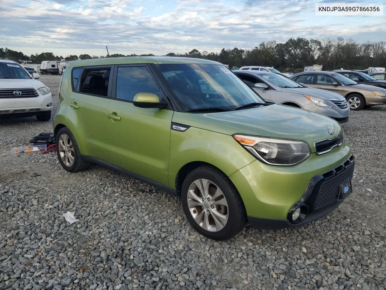 2016 Kia Soul + VIN: KNDJP3A59G7866356 Lot: 80365794