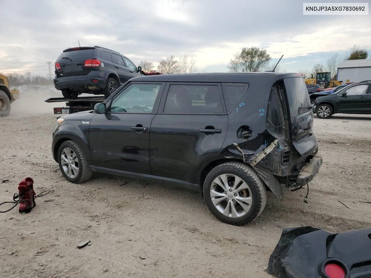 2016 Kia Soul + VIN: KNDJP3A5XG7830692 Lot: 80552974