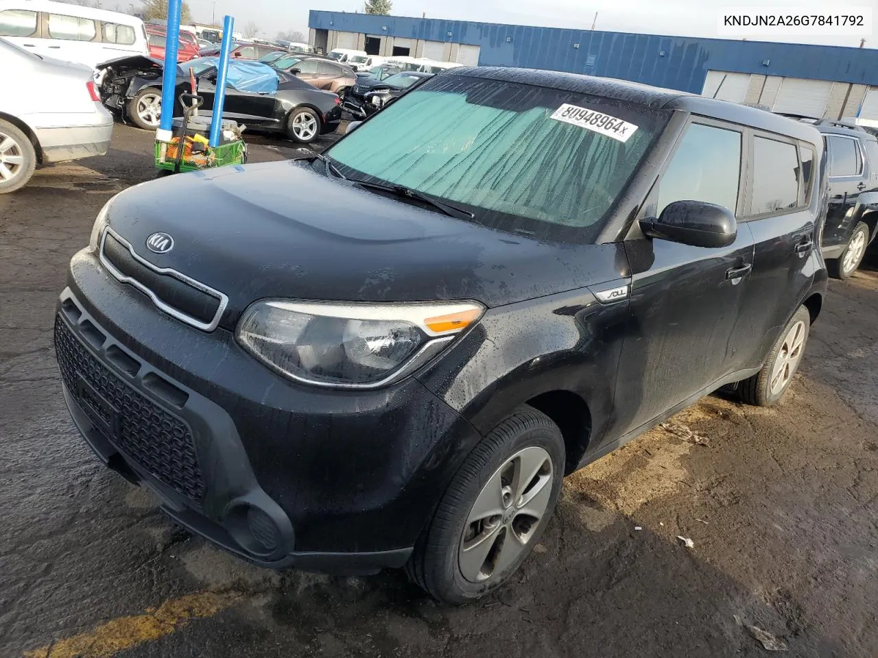 2016 Kia Soul VIN: KNDJN2A26G7841792 Lot: 80948964