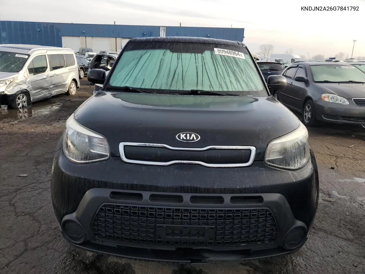 2016 Kia Soul VIN: KNDJN2A26G7841792 Lot: 80948964