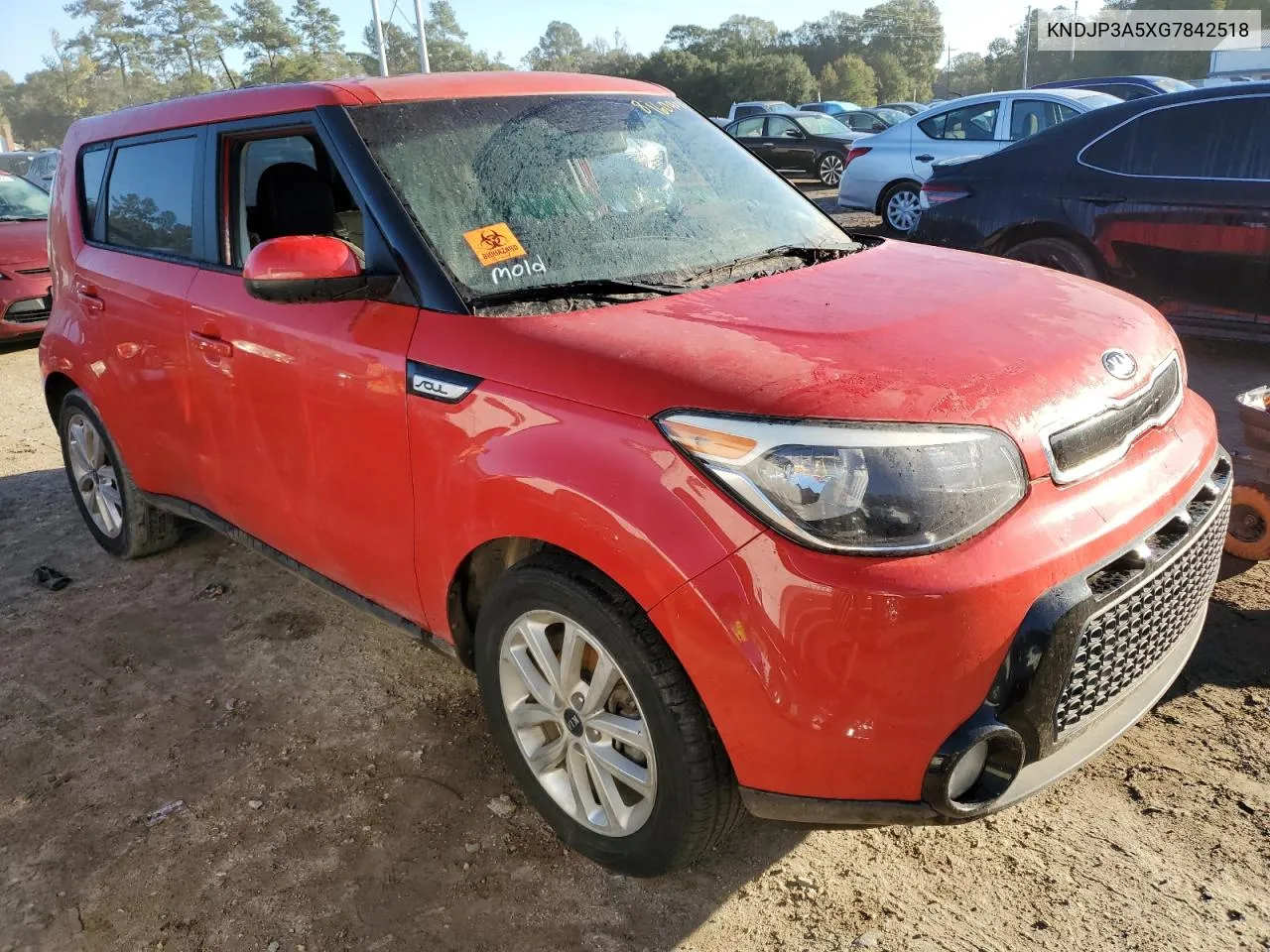 2016 Kia Soul + VIN: KNDJP3A5XG7842518 Lot: 81609014