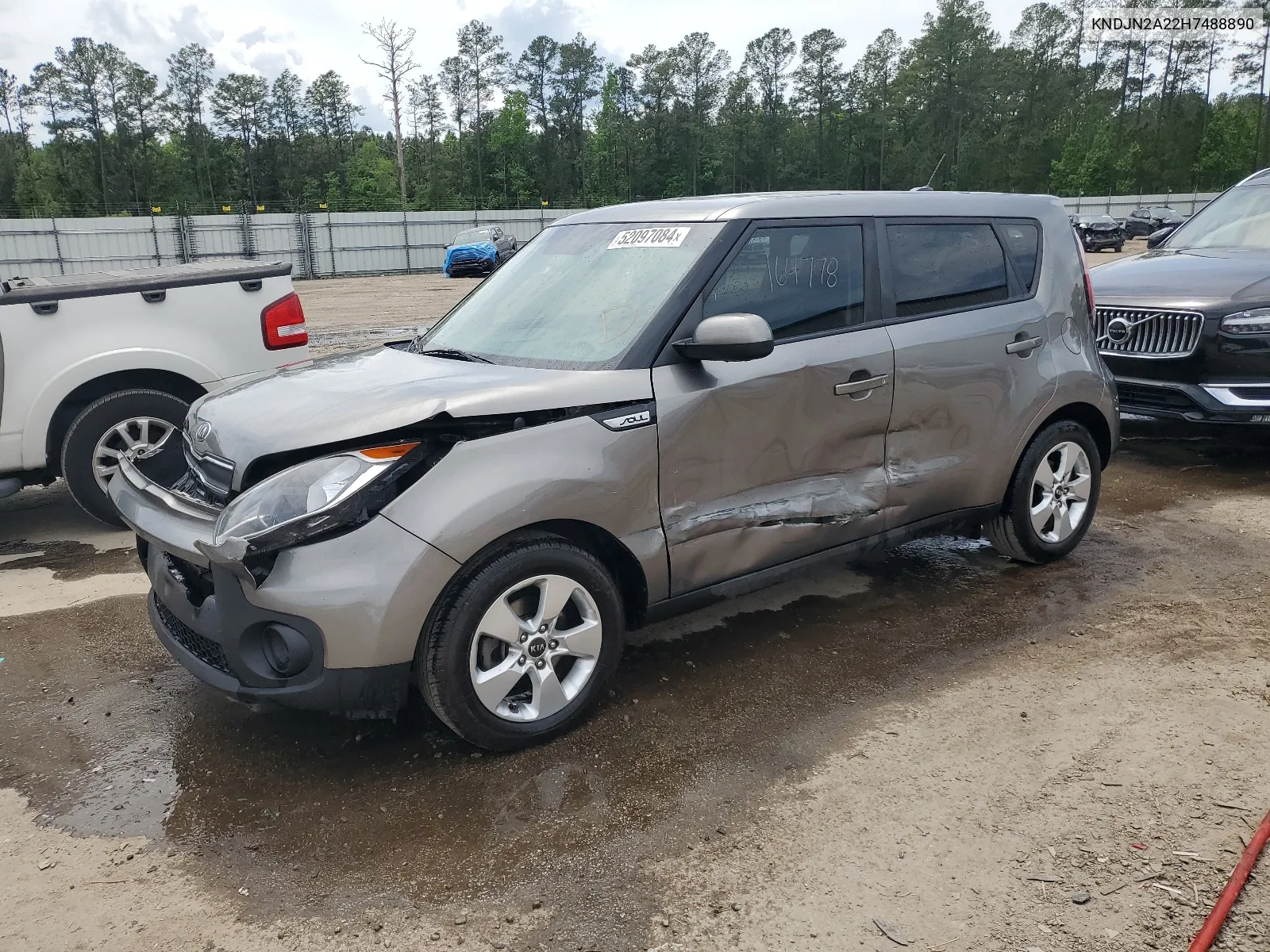 2017 Kia Soul VIN: KNDJN2A22H7488890 Lot: 52097084